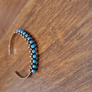 Old Pawn Navajo Copper and Turquoise bracelet